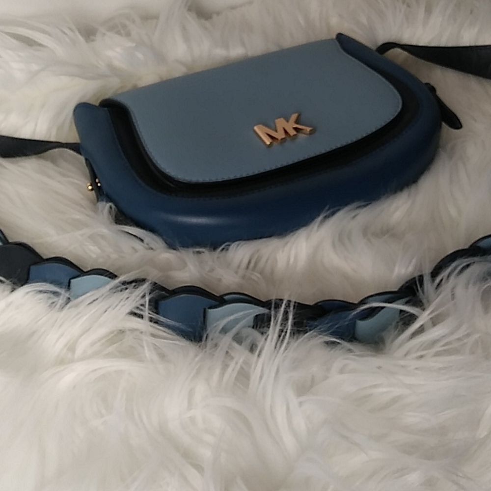 Michael Kors Jolene Tricolor Saddle Bag